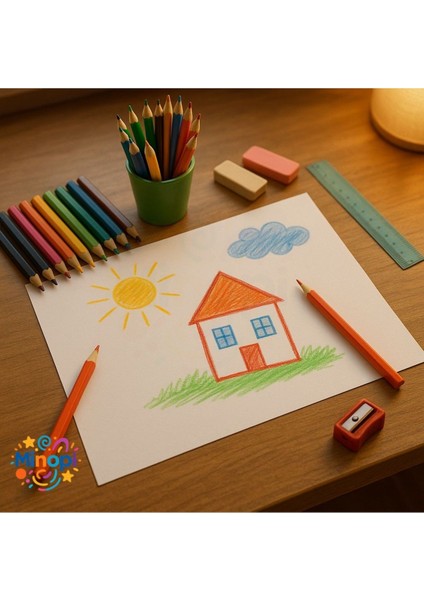 40 Paket 25X35 Resim Kağıdı Paketi 10'lu Sulu Akrilik Guaj Boya Hobi Tasarım modelleri