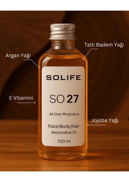 So 27 All Over Miraculous Yüz, Vücut, Saç Bakım Yağı 100 ml fiyatları