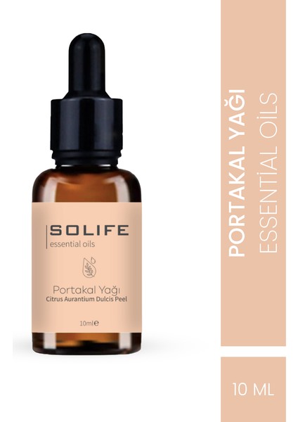 Aromaterapi Portakal Yağı Uçucu Buhurdanlık Bakım Yağı 10 Ml