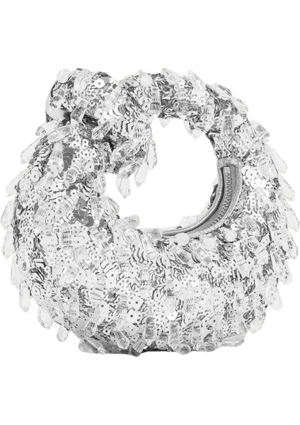 Jw Peı Abacus Gümüş Kristal Mini Üst Saplı Çanta modelleri