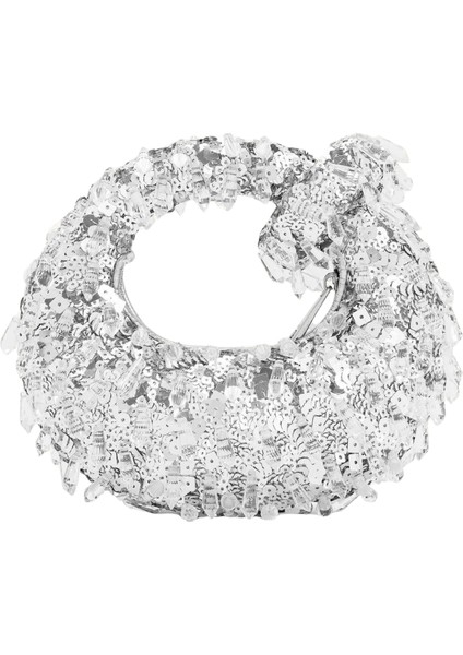 Jw Peı Abacus Gümüş Kristal Mini Üst Saplı Çanta fırsatları