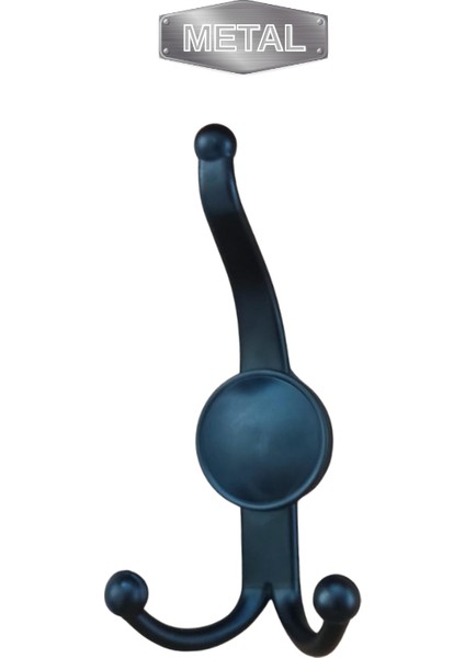 Metal Boncuk Portmanto Askısı Siyah Duvar Tipi – 3’lü fiyatları
