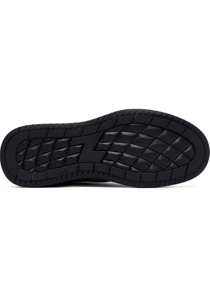 Erkek Siyah Bağcıklı Deri Casual Sneaker 25WFD660318 fırsatları