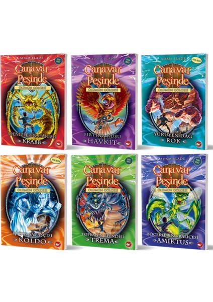 Canavar Peşinde Serisi Ölümün Gölgesi Macerası (25-30) Seti - (6 Kitap)