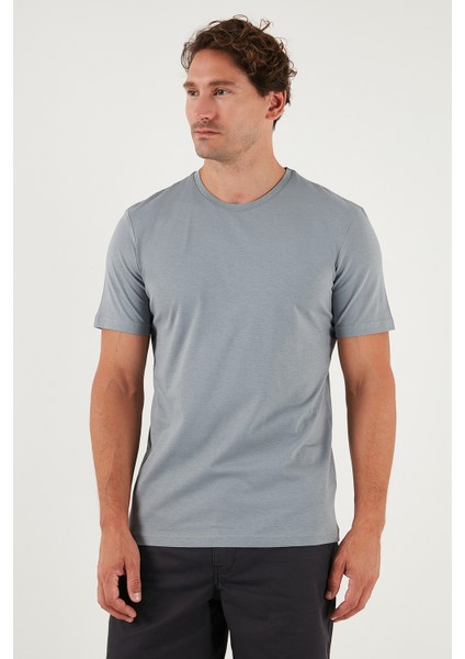 Pamuklu Regular Fit Bisiklet Yaka T Shirt Erkek T Shirt 59020204