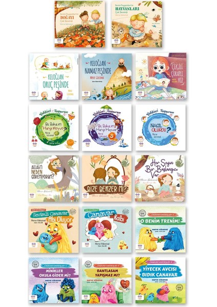 Merve Gülcemal Okul Öncesi 17 Kitap Set