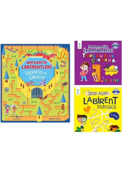 Matematik Labirentleri Toplama ve Çıkarma - Matematik Işlem Becerisi - Zihin Açan Labirent