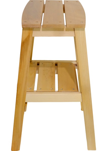 Çok Amaçlı Ahşap Merdiven Tabure – 2 Basamaklı - El Yapımı modelleri