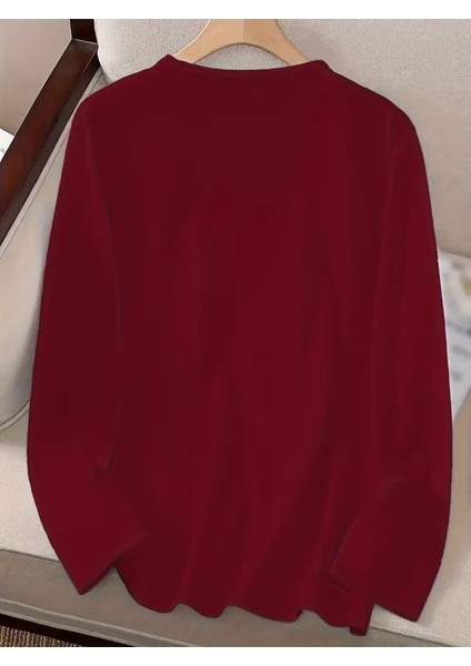 Kadın Uzun Kollu Bisiklet Yaka Köpek Resimli Viskon Bluz modelleri