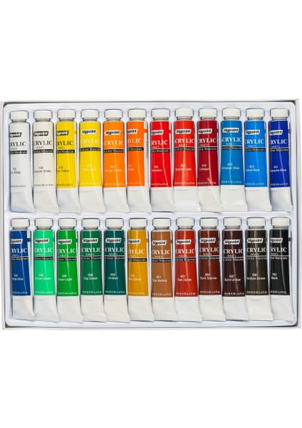 Akrilik Boya Seti 12ML Tüp x 24 Renk fiyatları