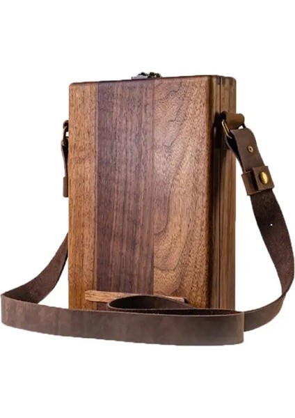 Çok Amaçlı Sanatçı Yazar Fırça Aleti Saklama Ahşap Kutusu (Yurt Dışından)