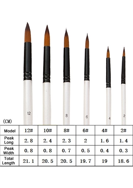 Zhuting Naylon Guaj Fırça Seti (Yurt Dışından) fiyatları
