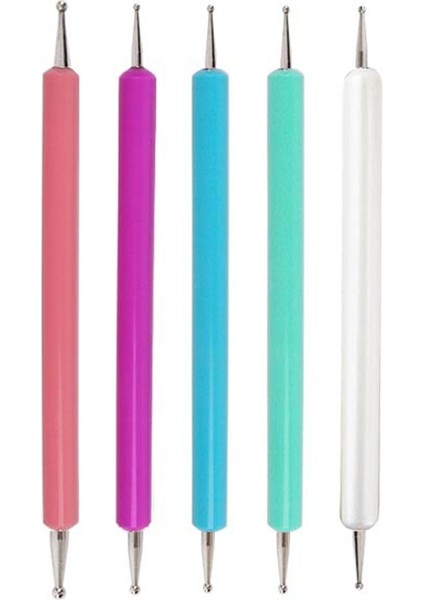 5 Adet/takım Çömlekçilik Aleti Girinti Manikür Ucu Kalem (Yurt Dışından)