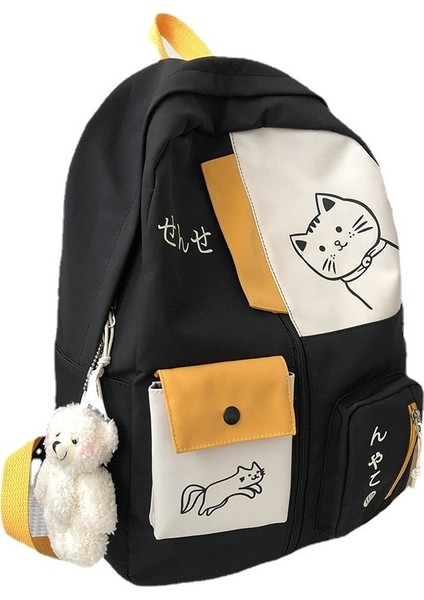 Büyük Kapasiteli Çok Bölmeli Sırt Çantası - Beyaz (Yurt Dışından)