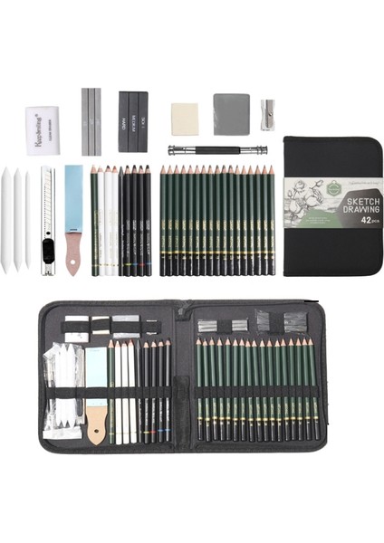 42'si 1 Arada Çizim Boyama Eskiz Seti (Yurt Dışından) fiyatları