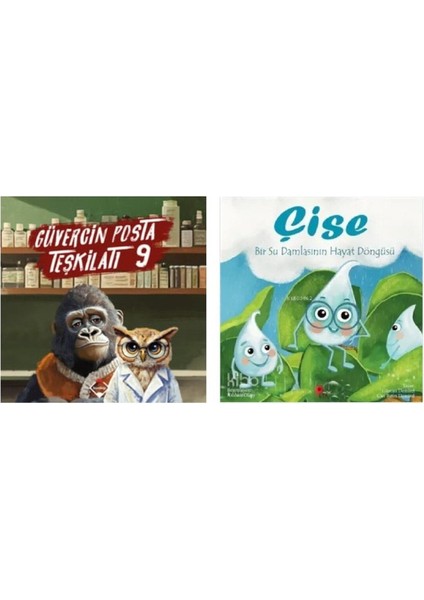 Set Güvercin Posta Teşkilatı 9. Kitap Çişe Okuma Kitabı