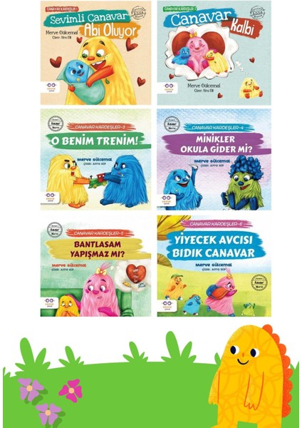 - Canavar Kardeşler 6'lı Çocuk Kitabı Seti