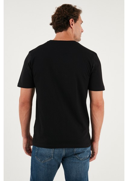 Pamuklu Regular Fit Bisiklet Yaka T Shirt Erkek T Shirt 59020204