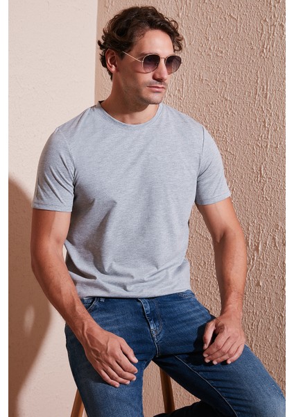 Pamuklu Regular Fit Bisiklet Yaka T Shirt Erkek T Shirt 59020204 fiyatları