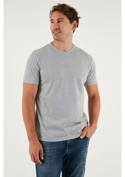 Pamuklu Regular Fit Bisiklet Yaka T Shirt Erkek T Shirt 59020204 fırsatları