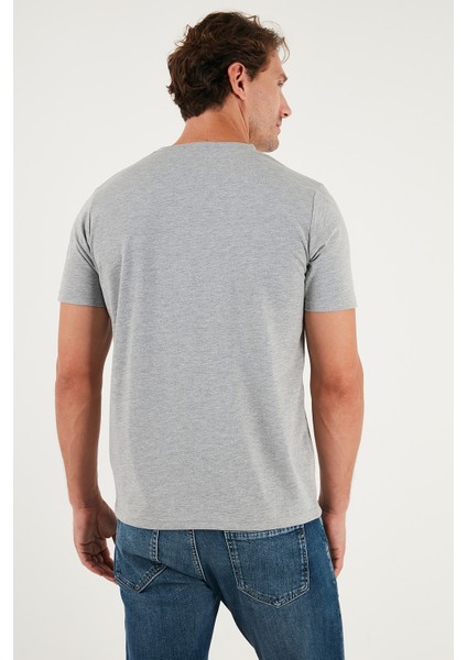 Pamuklu Regular Fit Bisiklet Yaka T Shirt Erkek T Shirt 59020204