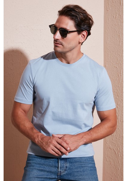 Pamuklu Regular Fit Bisiklet Yaka T Shirt Erkek T Shirt 59020204 fiyatları