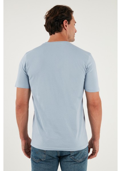 Pamuklu Regular Fit Bisiklet Yaka T Shirt Erkek T Shirt 59020204