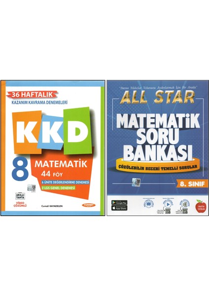 8. Sınıf Kkd+Newton All Star Matematik (2 Kitap)