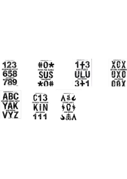 Tepenin Laneti - Peter Pan Ölmeli - Kurt Gölü - Şeytanı Uyandırma - Gözlerini Sımsıkı Kapat -7 Kitap