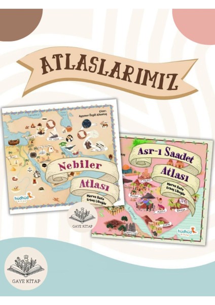 Nebiler Atlası ve Asr-I Saadet Atlası 2 Kitap Set