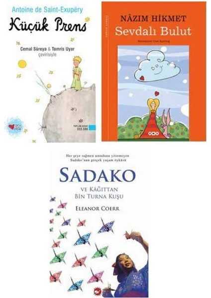 Küçük Prens Sevdalı Bulut Sadako (3 Kitap Set) fiyatları