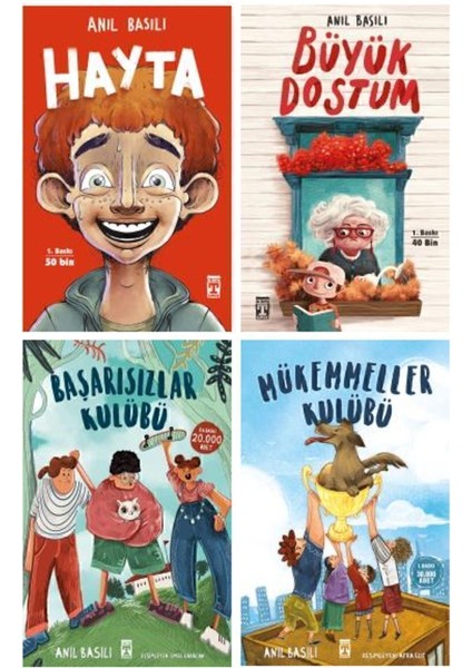 4 Kitap Set / Hayta - Büyük Dostum + Başarısızlar Kulübü + Mükemmeller Kulübü