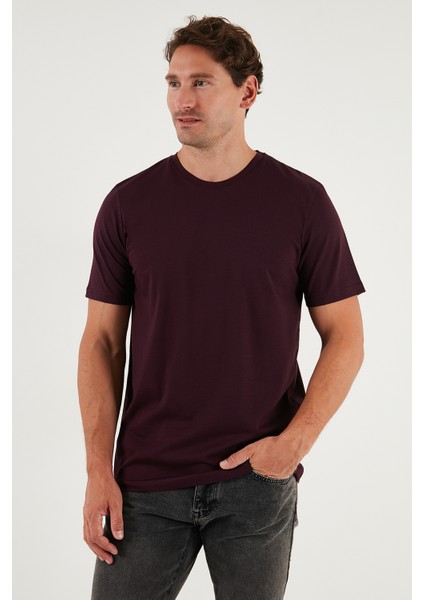 Pamuklu Regular Fit Bisiklet Yaka T Shirt Erkek T Shirt 59020204 fırsatları