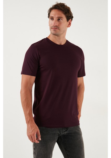 Pamuklu Regular Fit Bisiklet Yaka T Shirt Erkek T Shirt 59020204