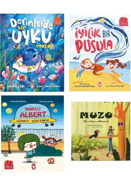 Set Derinlerde Bir Uyku - Iyilik Bir Pusula - Marslı Albert- ( Muzo Kitabı Hediye)