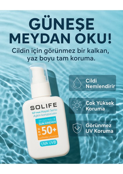 Solıfe Aşkın Koruyucusu 50+ Spf Güneş Kremi - 100ML modelleri