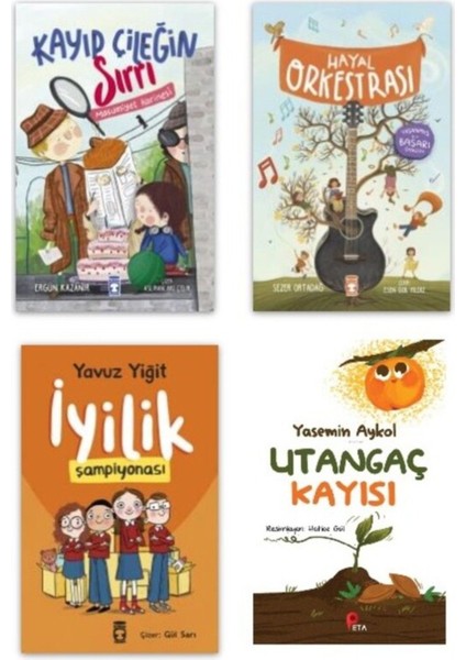 Set Kayıp Çileğin Sırrı-Hayal Orkestrası-Iyilik Şampiyonası-Utangaç Kayısı Hediye fiyatları