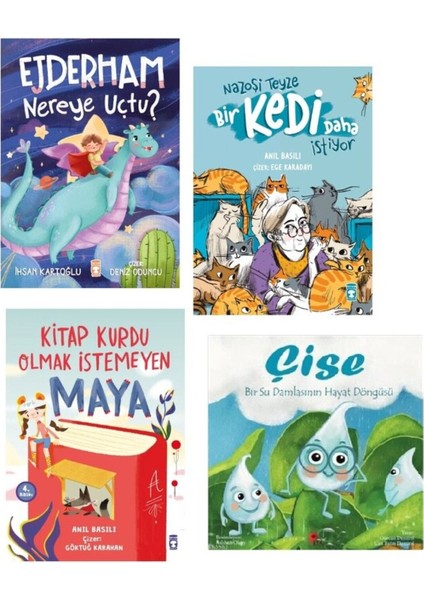 Ejderham Nereye Uçtu-Kitap Kurdu Olmak Istemeyen Maya-Nazoşi Teyze Bir Kedi Daha (Çişe Hediye)