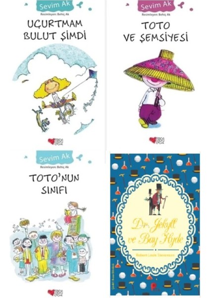 Sevim Ak -Toto ve Şemsiyesi , Toto'nun Sınıfı, Uçurtmam Bulut Şimdi + Dr.jekyll ve Bay Hyde Hediye