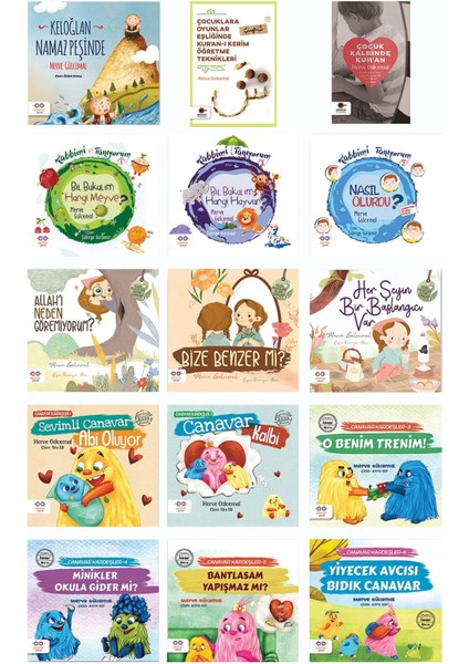 Merve Gülcemal Cezve Yayınları 15 Kitap Set