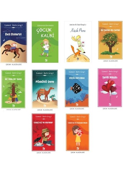 Çocuk Klasikleri Seti 10 Kitap (Kitap Pazarı) fiyatları