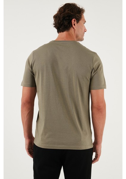 Pamuklu Regular Fit Bisiklet Yaka T Shirt Erkek T Shirt 59020204