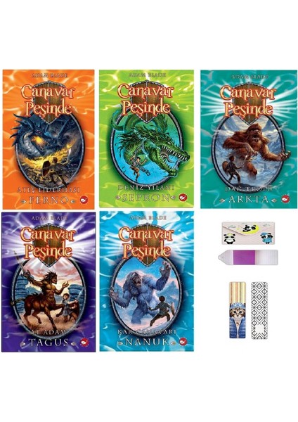 Adam Blade Canavar Peşinde Seti 1 5 Kitap ( Defter + Ayraç Hediyeli )