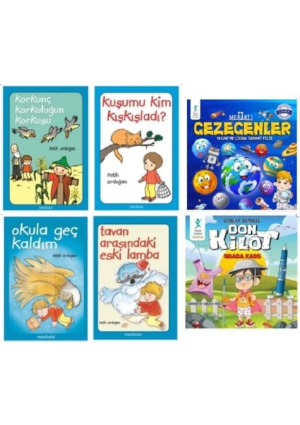 Fatih Erdoğan Seti (4 Kitap)-Güzel Bir Sabahtı-Korkunç Korkuluğun 2 Kitap-Gezegenler ve Don Kilot