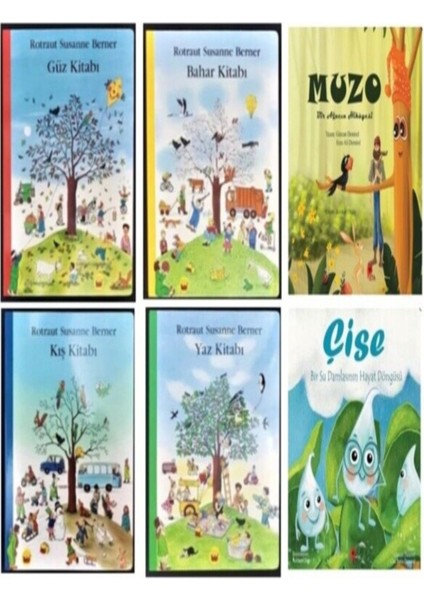 Kuraldışı Yayıncılık Kış-Bahar-Yaz-Güz-Dört Mevsim Seti 4 Kitap (Muzo ve Çise Hediye)