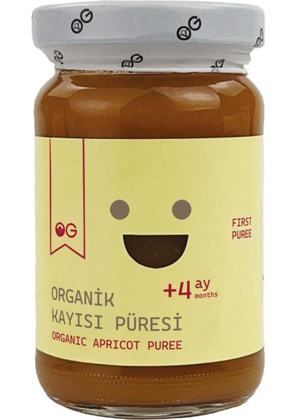 Organik Kayısı Püresi 100 G +4 Ay