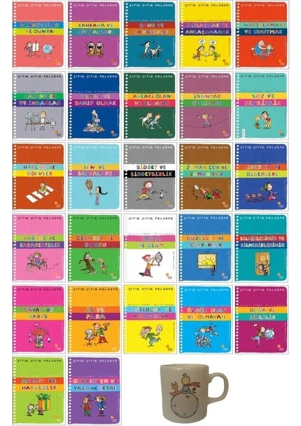 Çıtır Çıtır Felsefe 27 Kitap + Küçük Prens Kupa