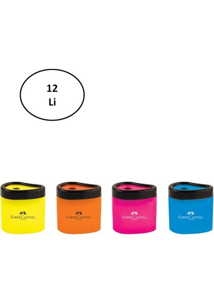 Faber Castell Damla Şekilli Kalemtraş 12'li