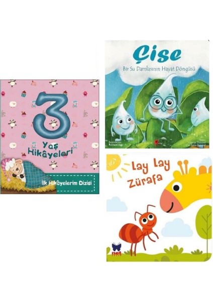 Set 3 Yaş Hikayeleri - Lay Lay Zürafa (Çise Kitabı Hediye)
