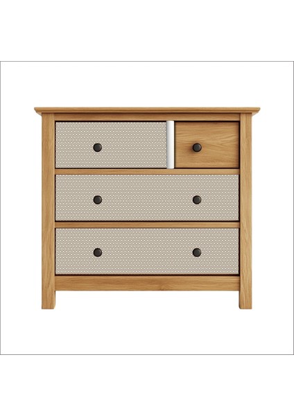 Ahşap Petek Desenli Kendinden Yapışkanlı Laminasyonlu Dolap, Şifonyer, Komodin Kaplama Folyosu fırsatları